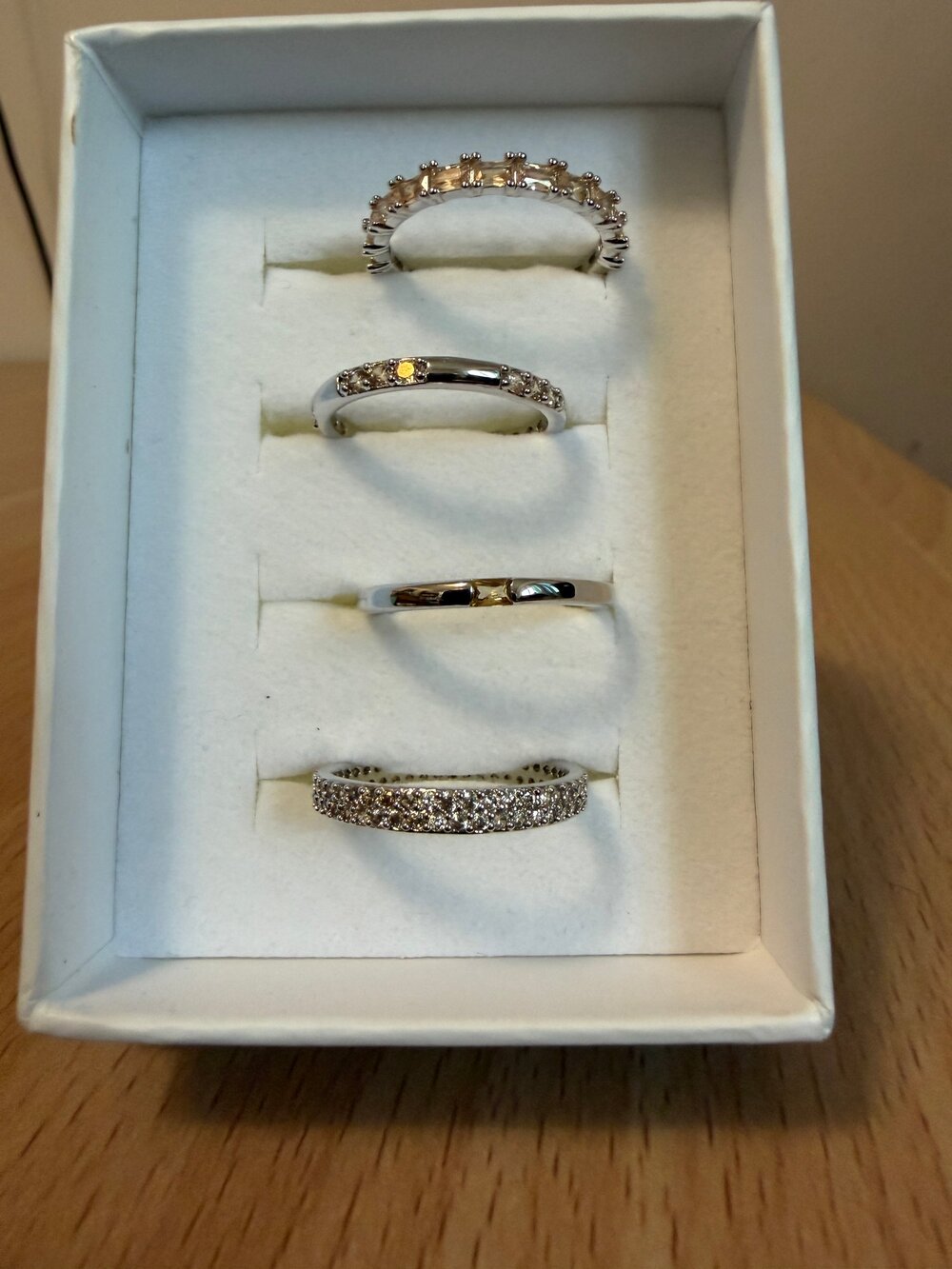 Bomb Party Luxe Bands "She's A League Of Her Own" Ring Stack - Size 7 (RBP8122) - Picture 2 of 7